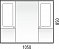 Зеркальный шкаф Corozo Прованс 105С SD-00000469 белый - изображение 2