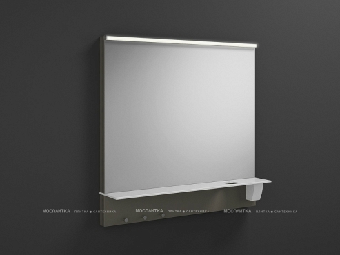 Зеркало Burgbad Eqio 90 см SEZQ090F2010 серый - 2 изображение