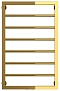 Полотенцесушитель водяной Сунержа Канцлер 80х50 см 03-0254-8050 золото - изображение 2