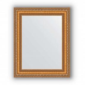 Зеркало в багетной раме Evoform Definite BY 3010 41 x 51 см, золотые бусы на бронзе