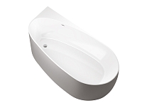 Акриловая ванна Allen Brau Priority 170x80 2.31002.20/PGM белый глянец /платиново-серый