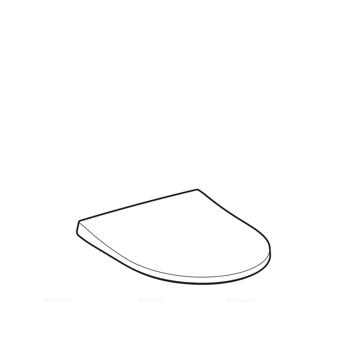 Крышка-сиденье Geberit Icon 500.835.01.1 белая с микролифтом - изображение 2