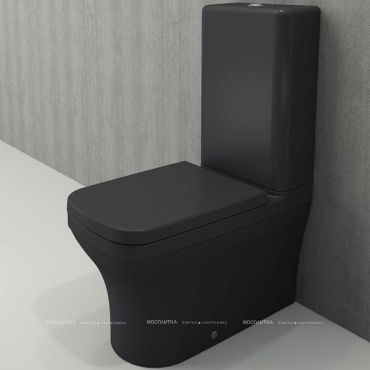 Крышка-сиденье для унитаза Bocchi Scala A0322-020 антрацит - 2 изображение