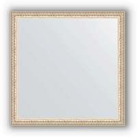 Зеркало в багетной раме Evoform Definite BY 0775 61 x 61 см, мельхиор