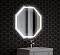 Зеркало Corozo Каре 70 см SD-00000853 белое c подсветкой - изображение 3