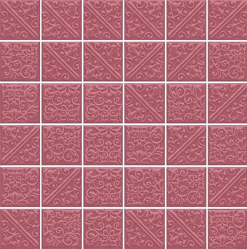 Керамическая плитка Kerama Marazzi Плитка Ла-Виллет розовый 30,1х30,1