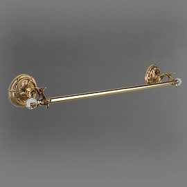 Полотенцедержатель Art&Max Barocco Crystal AM-1780-Br-C 54 см, бронза