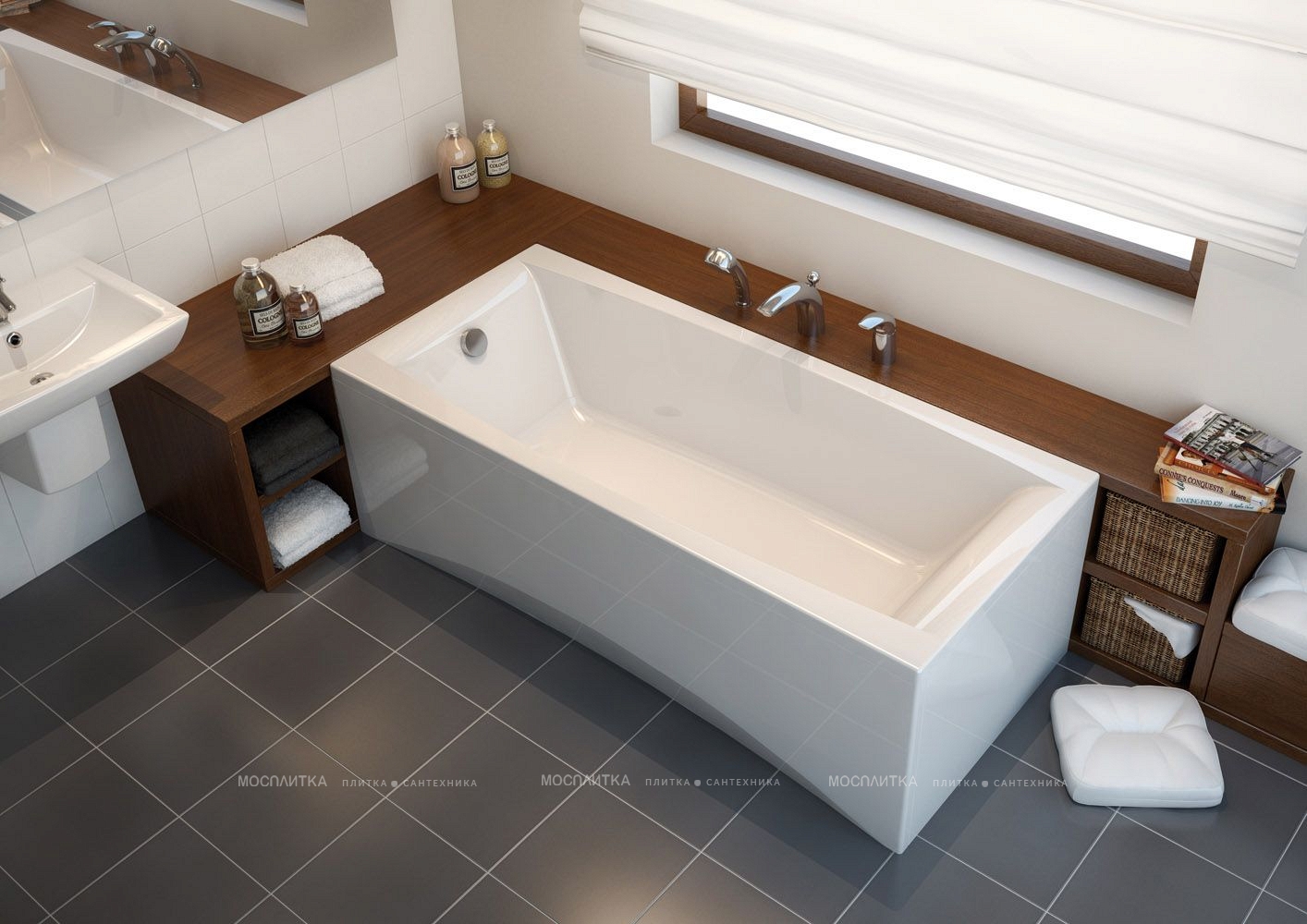 Акриловая ванна Cersanit Virgo 180х80 см - изображение 3