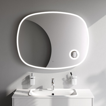 Зеркало Am.Pm Func 100 см M8FMOX1003SA с подсветкой и косметическим зеркало - 2 изображение