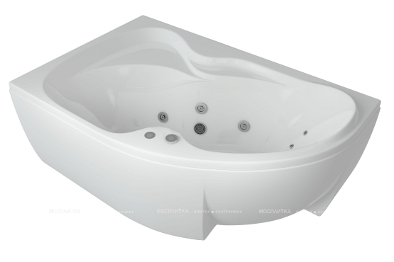 Акриловая ванна Aquatek Вега 170 см L на сборно-разборном каркасе - 3 изображение