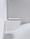 Унитаз подвесной безободковый beWash Lusso BKWHR004550 с крышкой-сиденьем микролифт, белый глянец - изображение 6