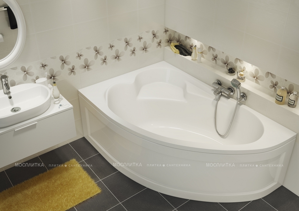 Фронтальная панель 170 см Cersanit Kaliope PA-KALIOPE*170 для ванны, белый - изображение 3