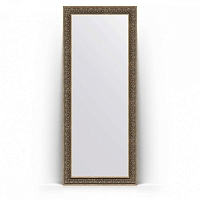Зеркало в багетной раме Evoform Definite Floor BY 6030 84 x 204 см, вензель серебряный