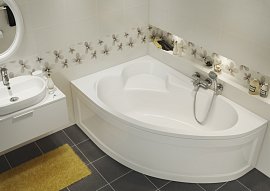 Фронтальная панель 170 см Cersanit Kaliope PA-KALIOPE*170 для ванны, белый