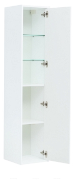 Шкаф-пенал для ванной Aquanet Lino 35 00253909 белый матовый - 2 изображение
