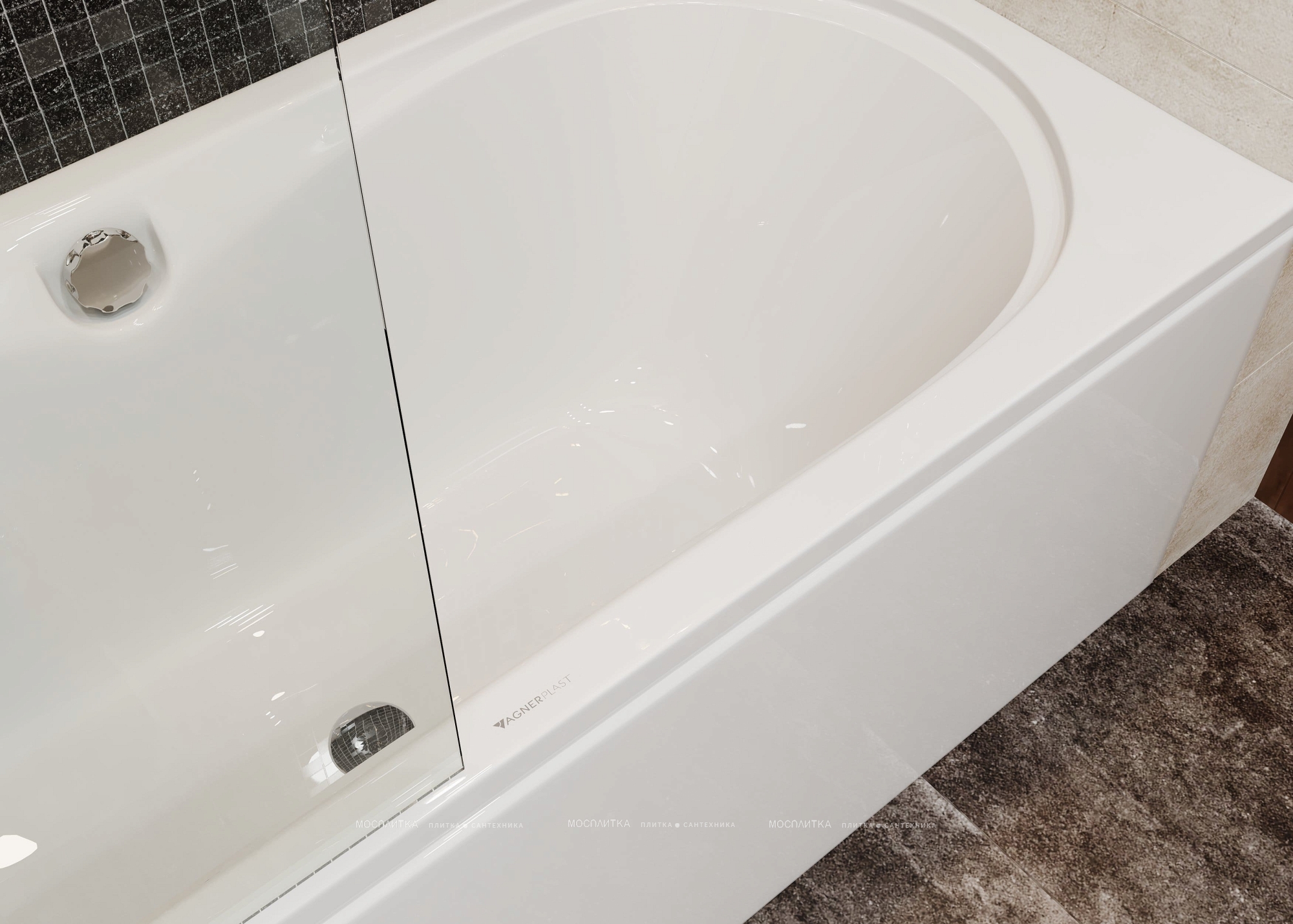 Акриловая ванна Vagnerplast Briana 180x80 - изображение 6