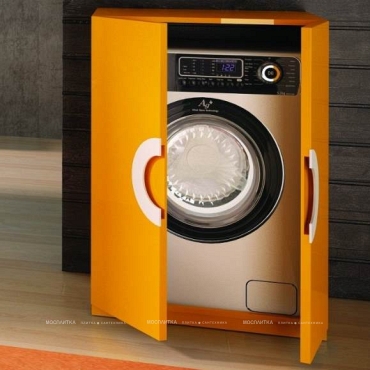 Шкаф для стиральной машины De Aqua Форма 185077 RAL3934 - 7 изображение