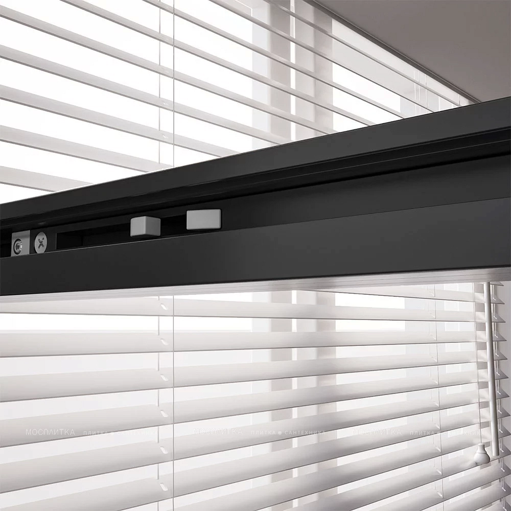 Душевая дверь Veconi Premium Trento PTD-40B, 120х200, черный матовый, стекло прозрачное - изображение 6