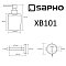 Дозатор Sapho X-Round Black XB101 черный - изображение 2