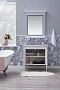 Комплект мебели для ванной Aquanet Селена 90 белый/серебро - 8 изображение
