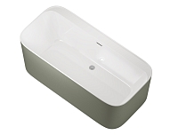 Акриловая ванна Allen Brau Infinity 170x80 2.21001.20/CGM белыйглянец/цементно-серый