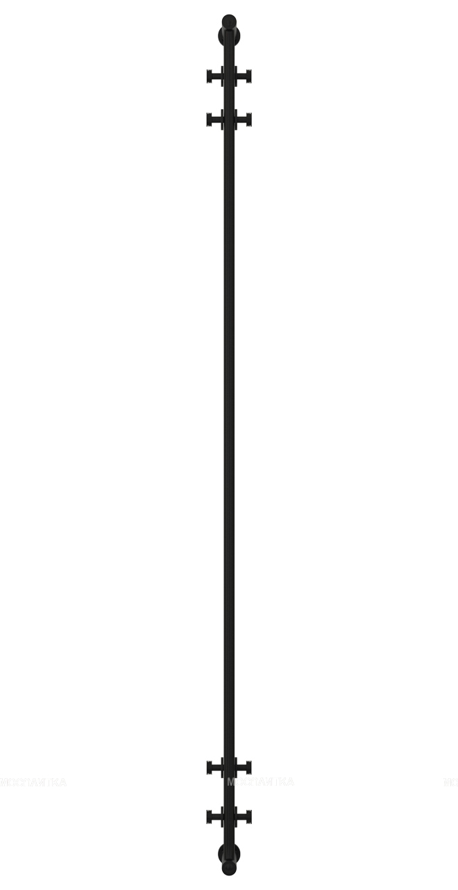 Полотенцесушитель водяной Сунержа Хорда 180х19,5 см 31-0124-1800 матовый черный - изображение 2