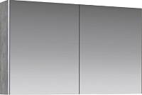 Зеркальный шкаф Aqwella Mobi 100 см MOB0410 бетон светлый