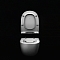 Унитаз подвесной Pestan Fluenta Rimless с ультратонкой крышкой Soft-Close 40006661 - 5 изображение