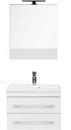 Комплект мебели для ванной Aquanet Верона 58 New белый подвесной - изображение 2