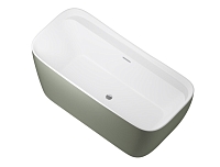 Акриловая ванна Allen Brau Infinity 170x78 2.21002.21/CGM белый матовый/цементно-серый