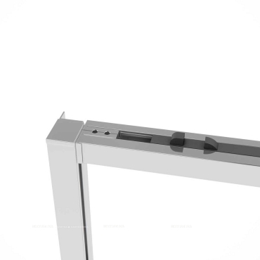Душевая дверь Vincea Slim Soft 100, хром, стекло прозрачное VDS-1SS100CL - 3 изображение