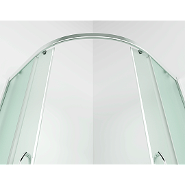 Душевой уголок Erlit Comfort 80х80 см ER0508T-C3 профиль серебро, стекло матовое