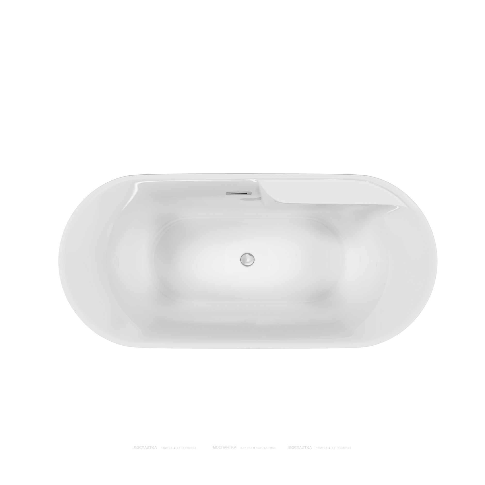 Акриловая ванна 170х80 см Sancos Omega FB16 белая - изображение 3