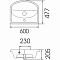 Тумба с раковиной Stella Polar Концепт 60 SP-00000053 60 см напольная, 1 ящик, белая - изображение 6