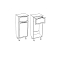 Напольная тумба Corozo Монро 40 SD-00000783,белый - изображение 5
