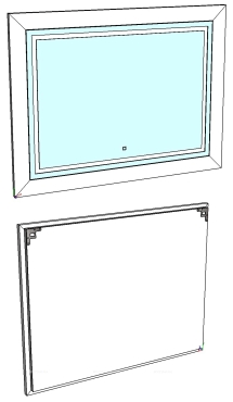 Зеркало Corozo Классика 80 LED SD-00000862,белый - 7 изображение