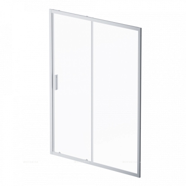 Душевая дверь Am.Pm Gem W90G-150-1-195MT 150 см,стекло прозрачное, профиль матовый хром - 7 изображение