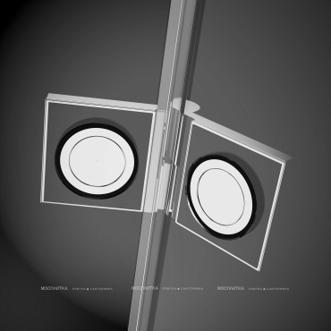 Душевой уголок Radaway Essenza New PTJ 100х100 см левый, стекло прозрачное, профиль хром - 3 изображение