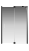 Душевой уголок Creto Tenta стекло прозрачное профиль черный 140х90 см, 123-WTW-140-C-B-8 + 123-SP-900-C-B-8 