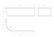 Фронтальная панель 180 см Cezares METAURO CORNER-180-SCR-L-W37 белая - 2 изображение
