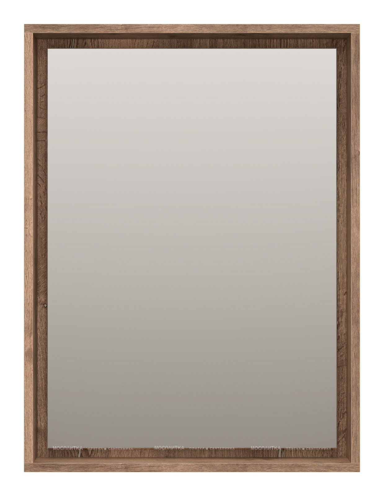 Зеркало Brevita Dallas 60 см DAL-02060-074 с подсветкой, дуб галифакс олово - изображение 3