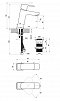 Смеситель Ravak 10° TD F 013.20 для раковины с донным клапаном, X070149, черный - 5 изображение