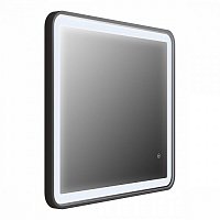 Зеркало Iddis Cloud 80 см CLO8000i98 c термообогревом и подсветкой, черный