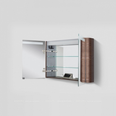 Зеркальный шкаф Am.Pm Sensation M30MCX1001TF с подсветкой, 100 см, табачный дуб - 6 изображение