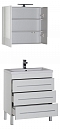 Комплект мебели для ванной Aquanet Верона 75 белый 3 ящика - изображение 3