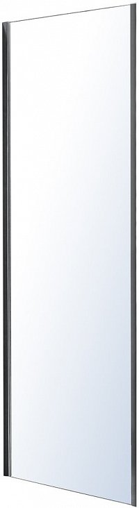 Боковая перегородка BelBagno Unique 100х190 см UNIQUE-100-FIX-C-Cr профиль хром, стекло прозрачное