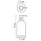 Дозатор для жидкого мыла Wasserkraft Mindel K-8899 белый матовый - изображение 3