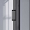 Душевая дверь Vincea Como-N 120х195 VDS-4CN120CGB, профиль черный, стекло прозрачное - 4 изображение