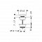 Донный клапан Hansgrohe 50100340 для раковины Push-Open, шлифованный черный хром - 2 изображение