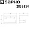 Держатель туалетной бумаги Sapho Simple Line 283914 черный - 3 изображение